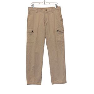 Oscar de la Renta beige Cotton Straight Leg Cargo Pants Men’s  Size 32x32